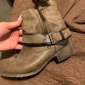 brown booties